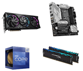 Скупка компьютерных комплектующих в Ташкенте: видеокарта, процессор Intel Core, материнская плата и ОЗУ.